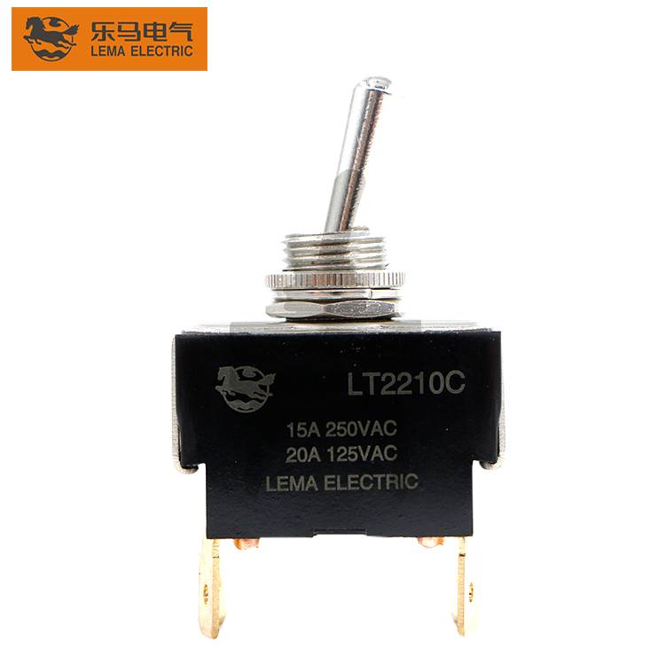 TANHO ON OFF terminal 15A 250V illuminated tpst toggle switch