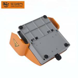 LF-62 Electric foot metal double pedal switch / push button foot switch 250V 15A