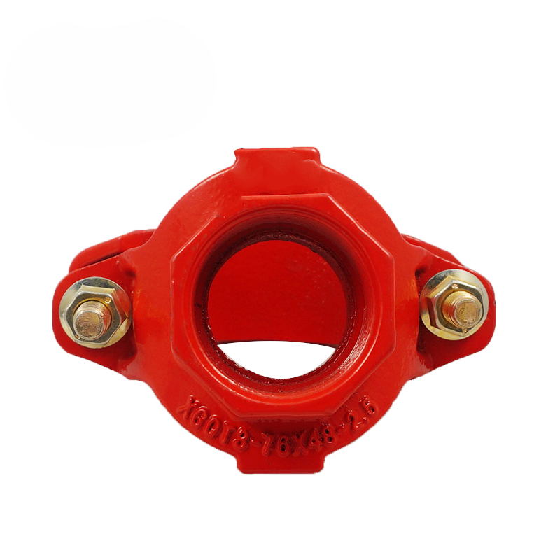 Grooved Pipe Fittings Ductile cast iron Mechanical Cross Threaded Outlet Featured Image