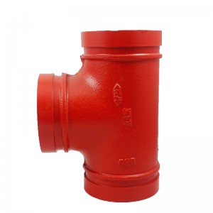 Grooved Pipe Fittings Ductile cast iron Tee for...
