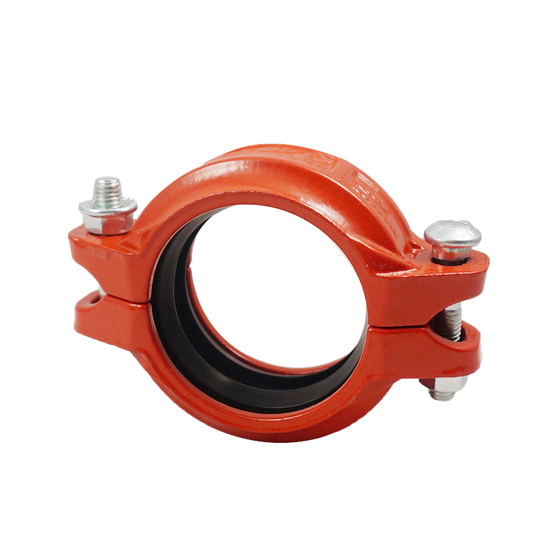 Grooved clamp ductile iron rigid flexible coupling cast iron pipe fitting fire fighting Featured Image