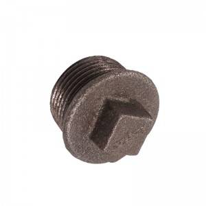 Forged high pressure astm a105 galvanized square head plug pipe fitting