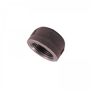 Threaded iron pipe fitting npt high quality female malleable iron pipe fitting Cap