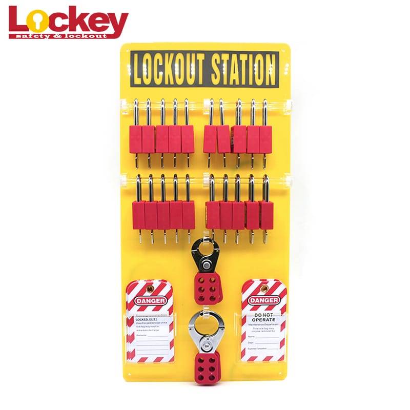 Factory Safety Tagout Cabinets 20 Locks Padlock Lockout Station Kit LG09