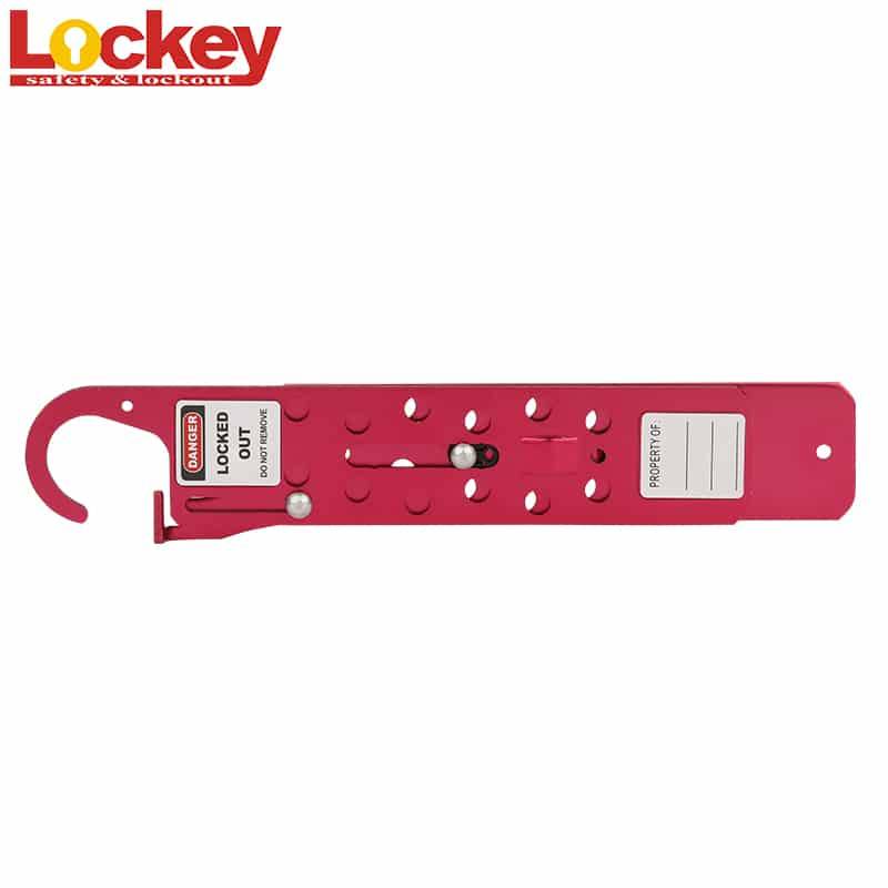 OEM Safety Red Two Size 12 24 Hole Sliding Long Aluminum Lockout Hasp AH31 AH32