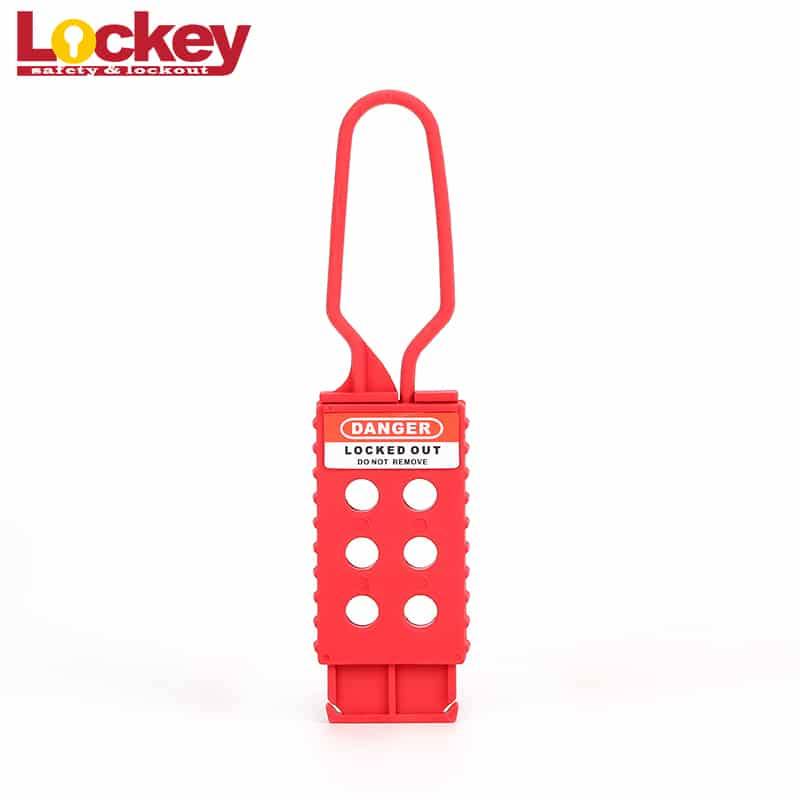 High Quality Insulated Shackle Nylon Lockout Tagout Hasp Lock NH01