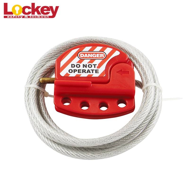 Adjustable Safety Cable Locks Wire Lockout with...