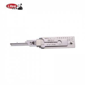 LOCKSMITHOBD 2020 NEW lishi BE2-7 2in1 Pick Decoder  for  BEST “A” keyway with 7 pins