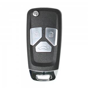 10PCS/LOT XHORSE VVDI Universal Wired Flip Remote Key 3 Buttons Audi Style XKAU01EN