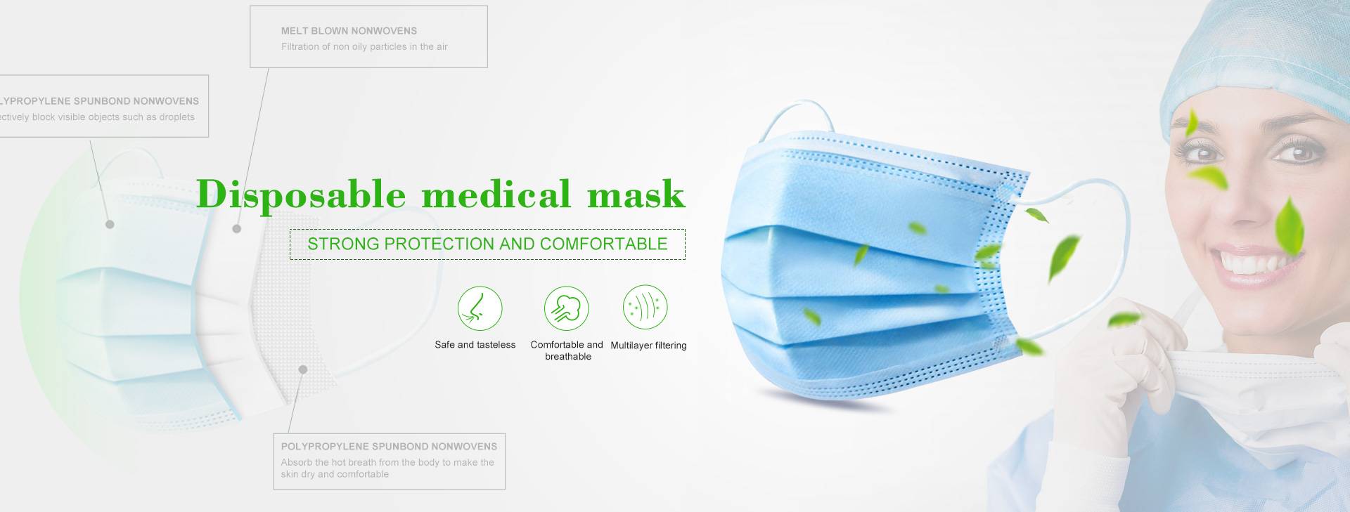 Disposable medical mask