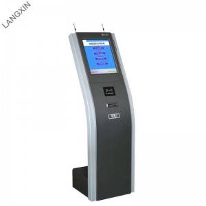 Queue Management System Self Service Ticketing Kiosk With Thermal Printer