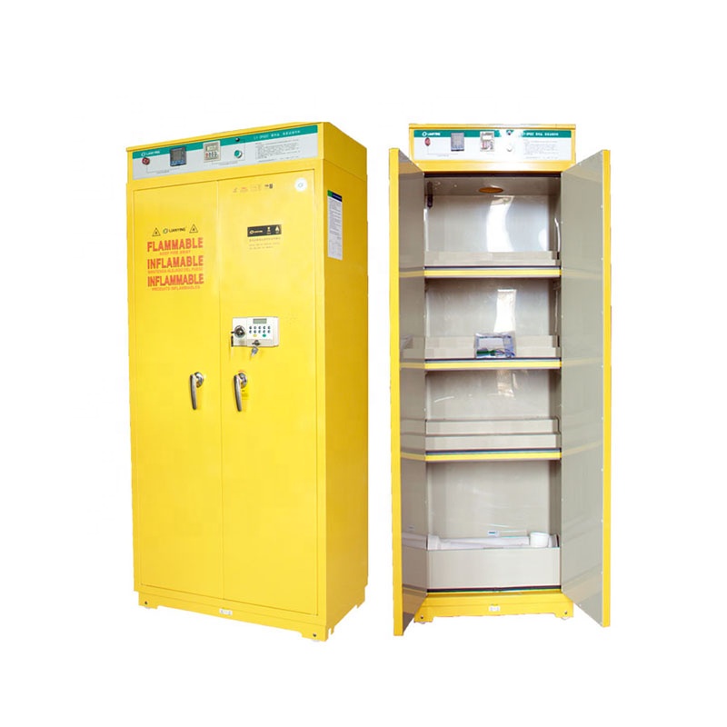 Tall Chemical Storage Cabinet with doors