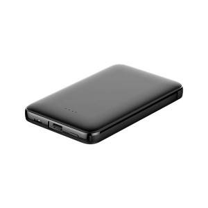 ChargeCard by M-Queen. Ultra Thin & Powerful Credit Card Sized Portable Charger & Battery Bank. 5000mAh/ 2.1A Fast Charge.  External Charger with Interchangeable Cables (Lightning, USB-C,...