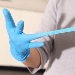 Flexible Nitrile examination disposable gloves,safety disposable nitrile gloves
