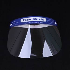 reusable transparent pvc detachable pet with mask splash protection procedure full cover face shield