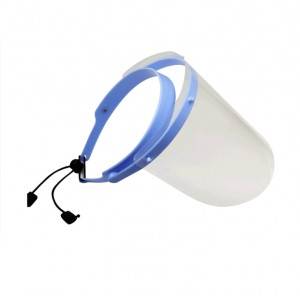 Disposable Plastic  Safety  Anti-Fog Face Shield Blue