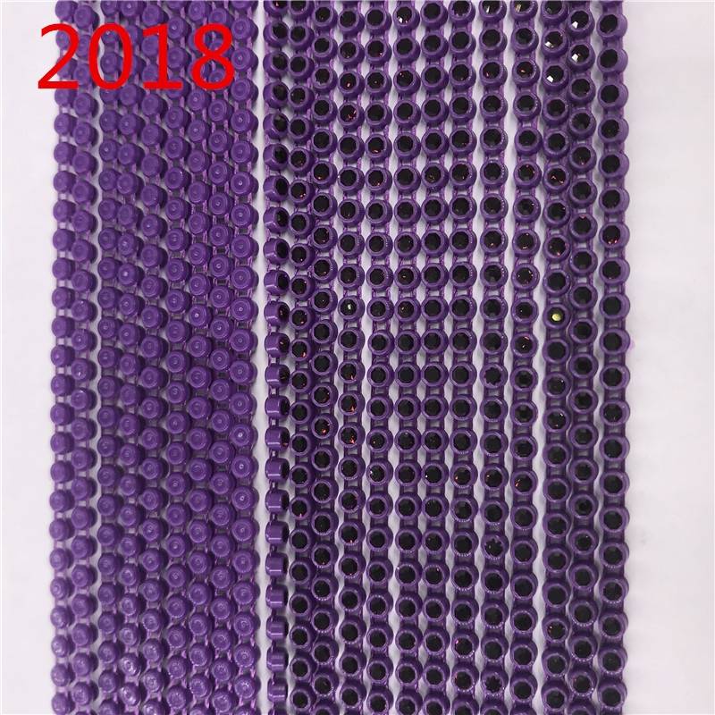 SS6 SS8 SS12 Purple Rhinestone Trimming Mesh Crystal Banding by Roll in Guatemala Tornasol Accessories