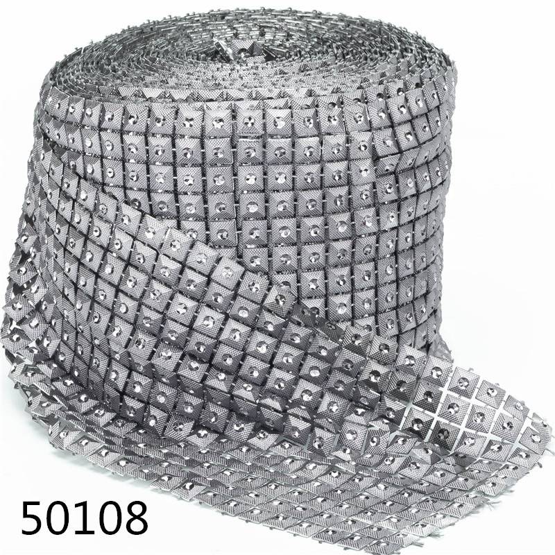 Wholesale Rainbow Sparkling Rhinestone Mesh Ribbon for Arts and Crafts Wedding by Roll