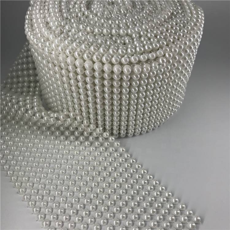 wholesale 7mm 14 row diamond mesh wrap roll sparkle rhinestone ribbon