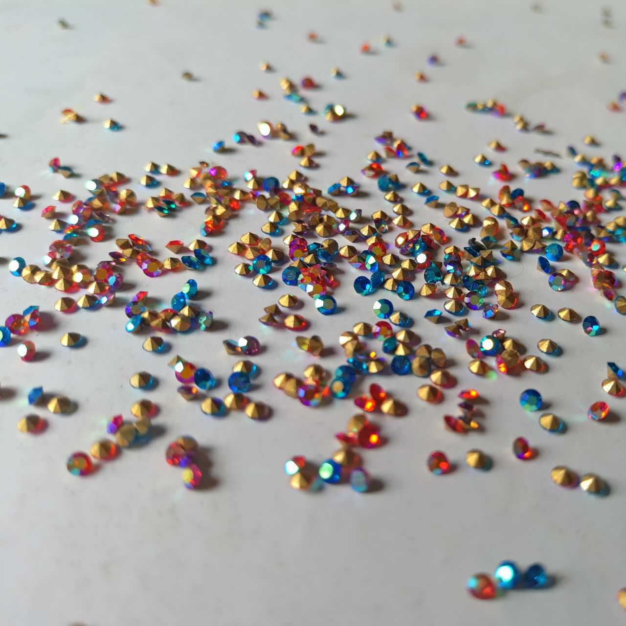 Bulk Latest Design Opal Glass Chaton Beads Rhinestone Factory Price