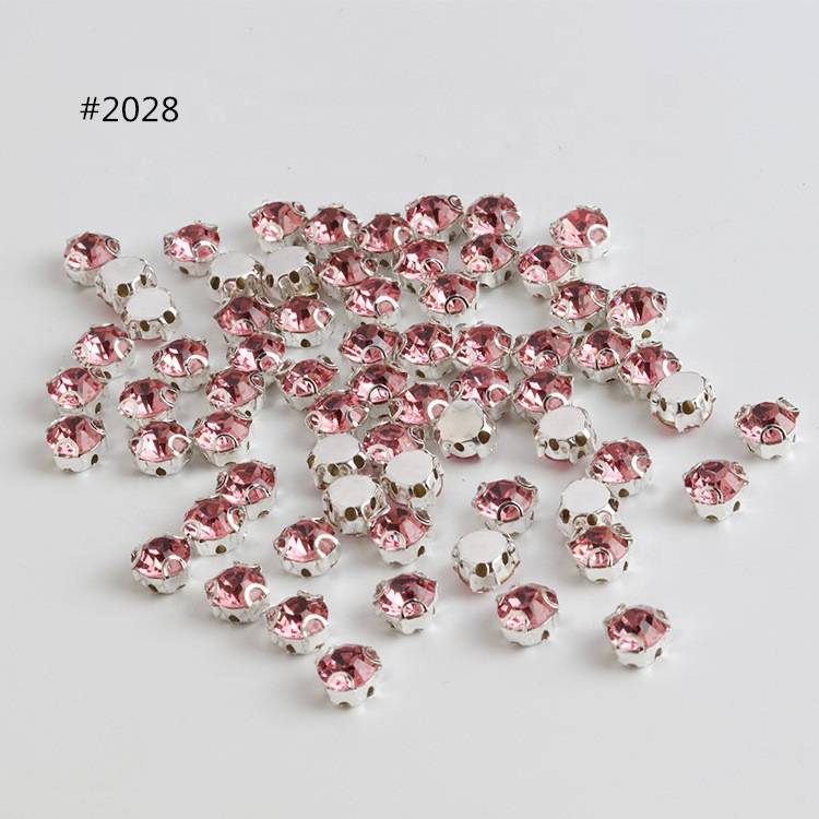 Factory Wholesale Beat  Quality Loose 5mm Sew on Crystal 3D Claw Rhinestone