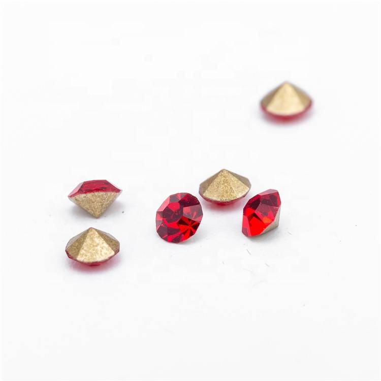 Wholesale High Quality Shiny Point Back Rhinestones Crystal  Chaton Beads
