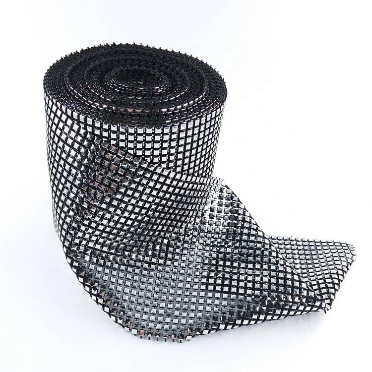 Wholesale Factory Customized High Quality Cloth Cup Chain Rhinestone Mesh Fabric