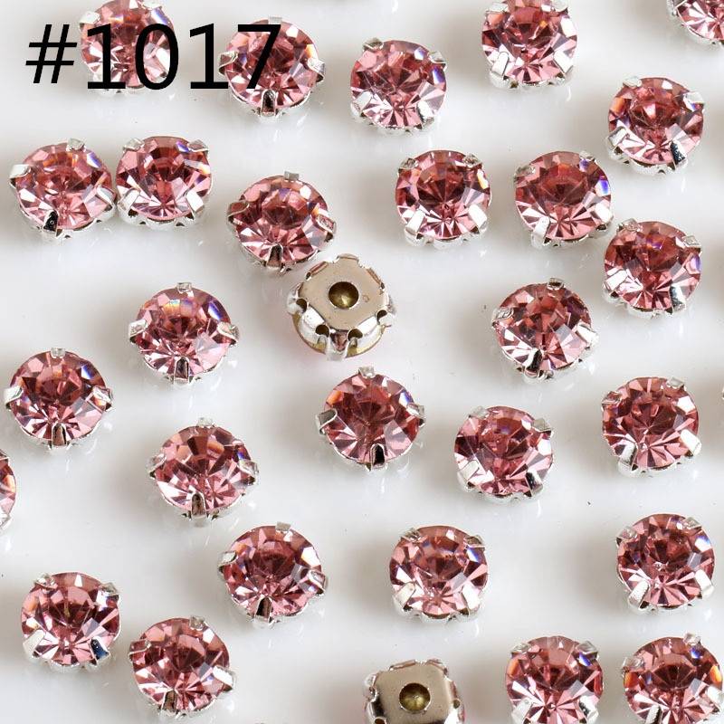 Wholesale Point Back Sew on Crystal Rhinestones with Metal Claw for Sewing