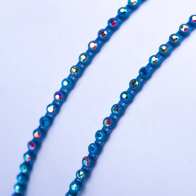Wholesale SS6,SS12, SS8, Crystal Rhinestone Cup Chain, Rhinestone Trimming band