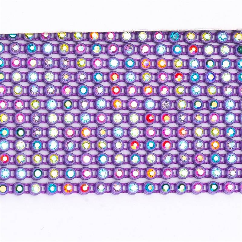 Zhuyi More Than 300 Colors Accessories for Textile Fabric Glass Crystal Plastic Rhinestone Banding Trimming