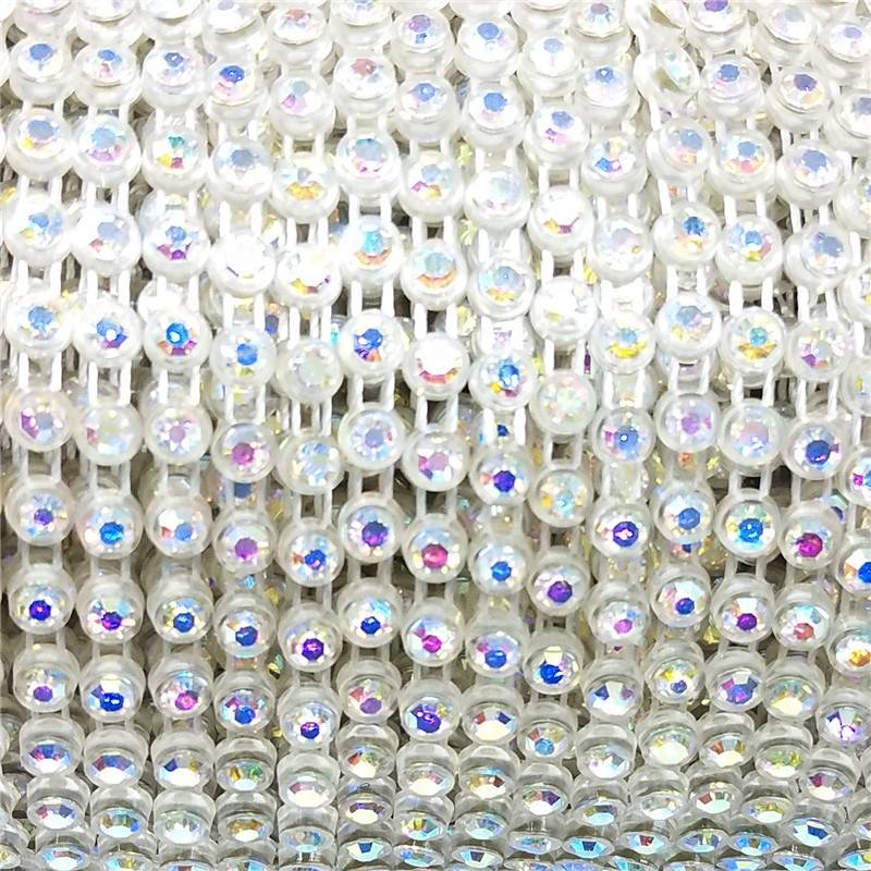 Plastic Rhinestone Banding Trim By The Yard All Colors Are Available Rhinestone trimming