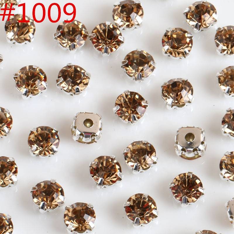 Bulk Crystal Sew on Colorful Rhinestones with Claw For Shoes Accessories