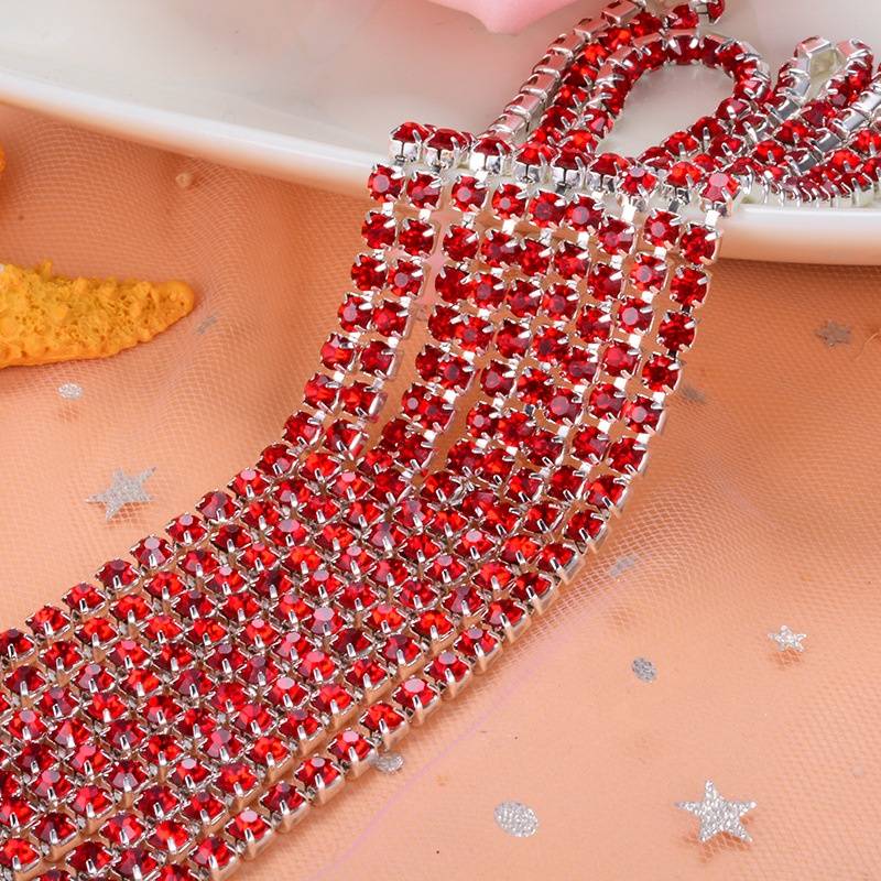 Wholesale Fast Delivery Strass Cup Chain Jewelry Rhinestone Chain Cup Chain
