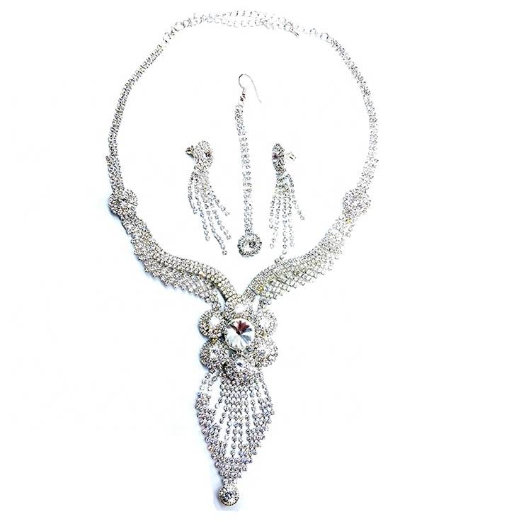 Newest women 2019 fashion popular rhinestone chain custom personalize necklace