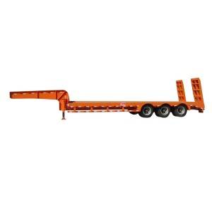 3 Axle Heavy Duty Machinery Transporter Low Bed/ Lowboy/ Lowbed Semitrailer