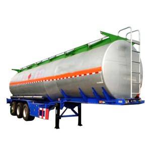 Made in china Top Quality 3 axles stainless steel fuel tank semi trailer for sale