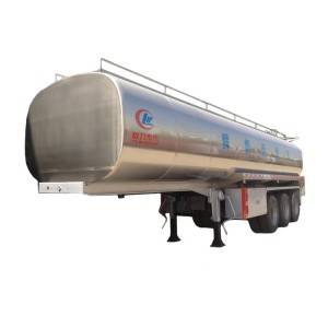 Utility Stainless Steel Safe Vegetable Oil Edible Oil Transportation Tanker Truck Trailer
