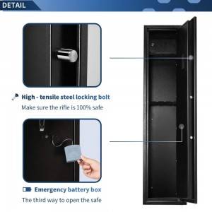 Rifle Cabinet Electronic Key Lock Security Safe