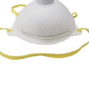 5 Layer White Cup Dust Safety Masks, Breathable Protection Dust Masks Indoor or Outdoor Use