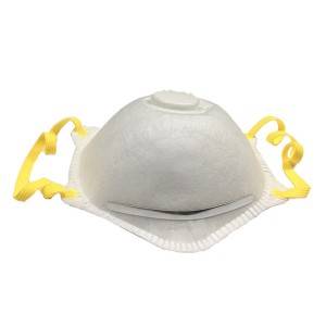 5 Layer White Cup Dust Safety Masks, Breathable Protection Dust Masks Indoor or Outdoor Use