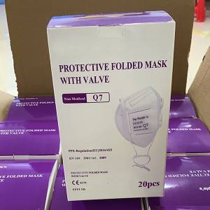 FFP3 Folded Protective Mask with Valve Q7（Non-Medical）