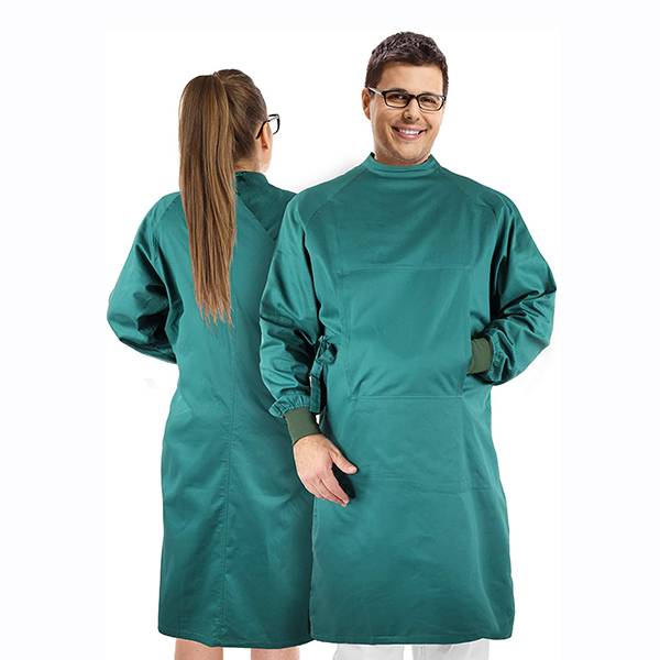 Green surgical gown fabric urology surgical gown  pure cotton surgical gown Featured Image