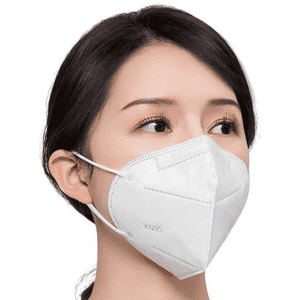 KN95 Face Mask 5-Layer Breathable Dust Mask Comfortable Safe Healthy Elastic Ear Loops, Filter Efficiency≥95%