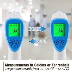 The Non Contact Infrared Baby Thermometer for Fever, Forehead Thermometer for Adults