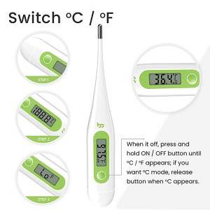 Digital Oral Thermometer for Fever Medical Thermometer with fever alert