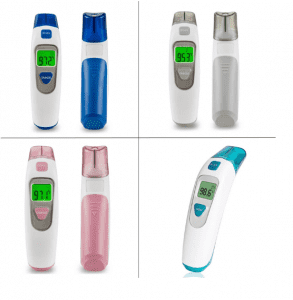 High accuracy digital health care dual model ear and forehead electronic thermometer