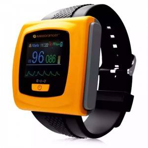 CE bluetooth Wrist-worn CMS50F pulse oximeter with Software and Download cable