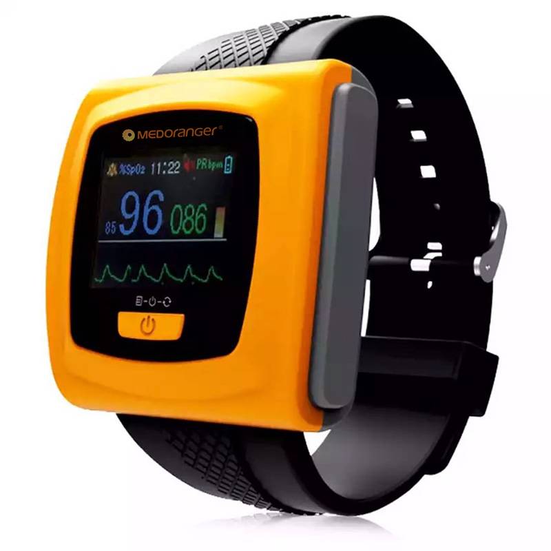 CE bluetooth Wrist-worn CMS50F pulse oximeter with Software and Download cable Featured Image