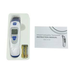 High accuracy digital health care dual model ear and forehead electronic thermometer