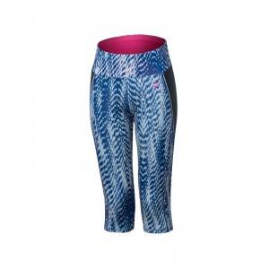 Women’s High Waist Sports Printed Yoga Cropped Pants